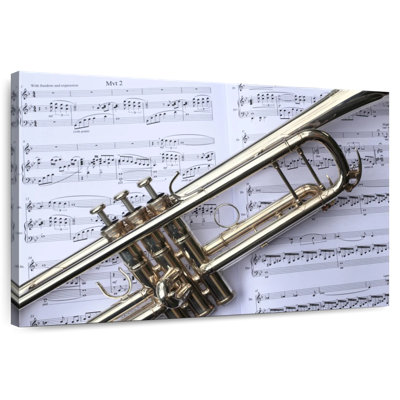 Abarca Trumpet And Music Sheet