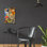  «Collage Rainforest Animals» par Tim Jeffs, art mural en verre acrylique, 16 po x 24 po