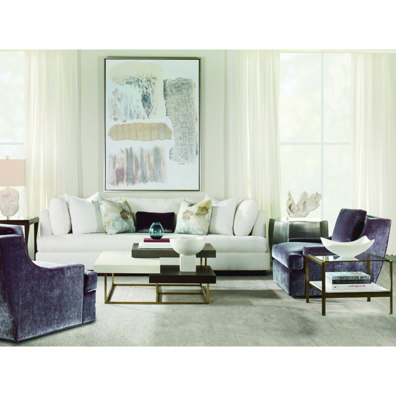 Grand Tour Stone End Table, Zinc