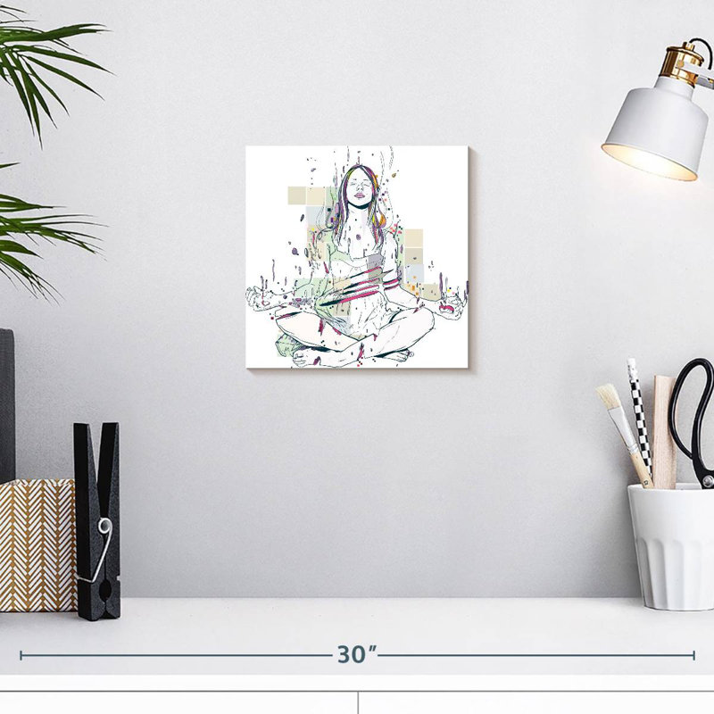 Kerrick In Meditation, 10" H x 10" W