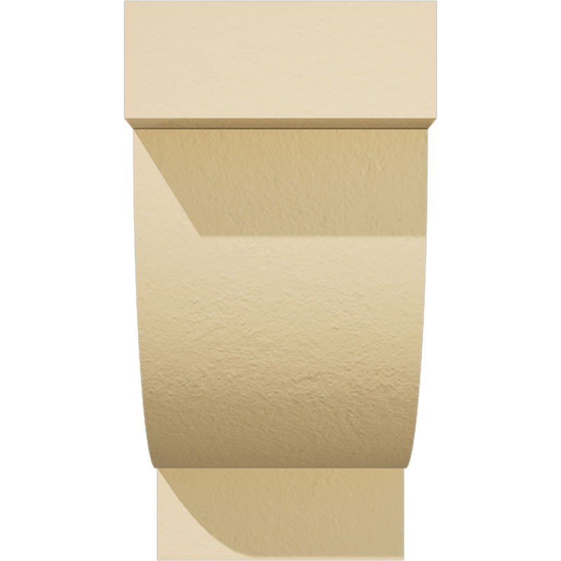 Queue de chevron en uréthane Alpine Signature, brun clair apprêté, H 6 po x l 42 po x P 3 po