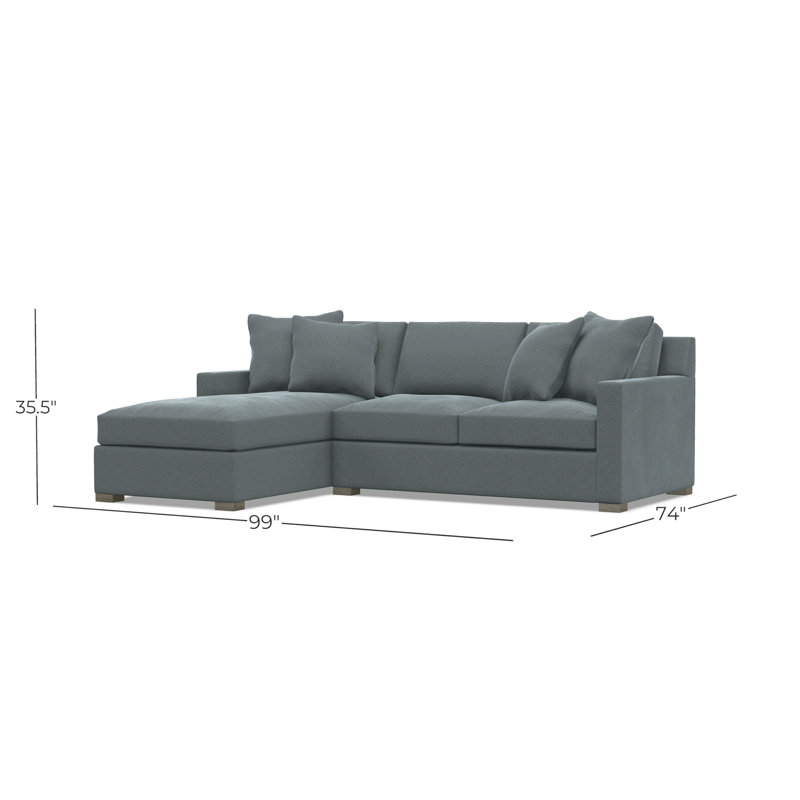Kelsey Fabric 2 Pc Sectional, 1592-110