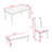 Averielle 6-Piece Kitchen Dining Table Set, Rectangular Table, 4 High-Back Tufted Chairs and 1 Bench-218097524
