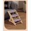 Rampe d'escalier réglable en bois