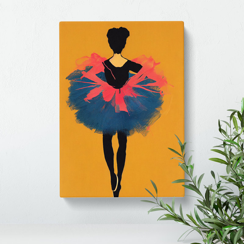 Young Ballerina - Wrapped Canvas, 50cm H x 35cm W x 3cm D