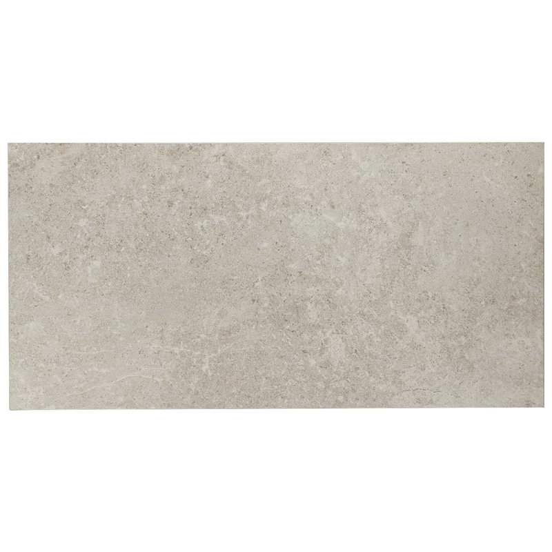 New Rock 12x24 Matte Porcelain Tile, Fumo Light Gray