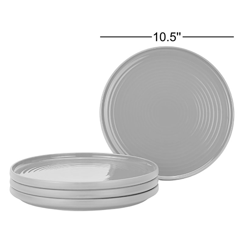 Essential Stoneware Dinner Plate, Blue