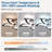 Flower-shaped Led Ceiling Fan With Remote-1832091739