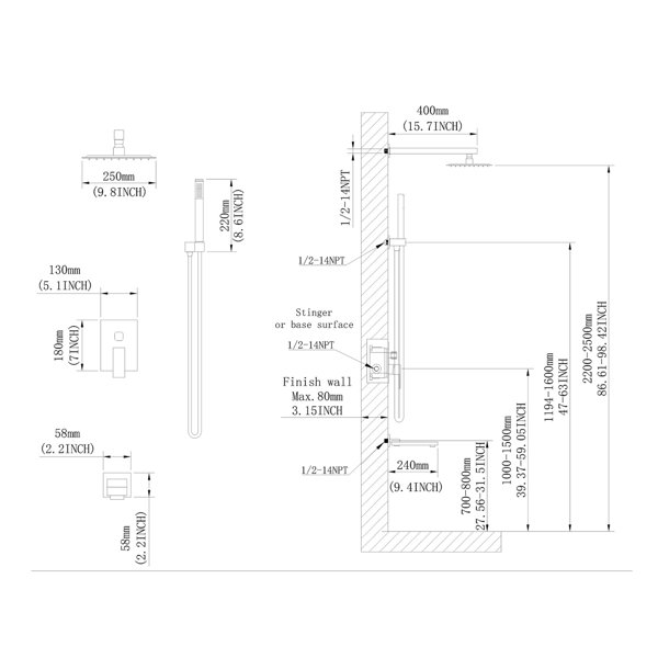 Dimensions du produit