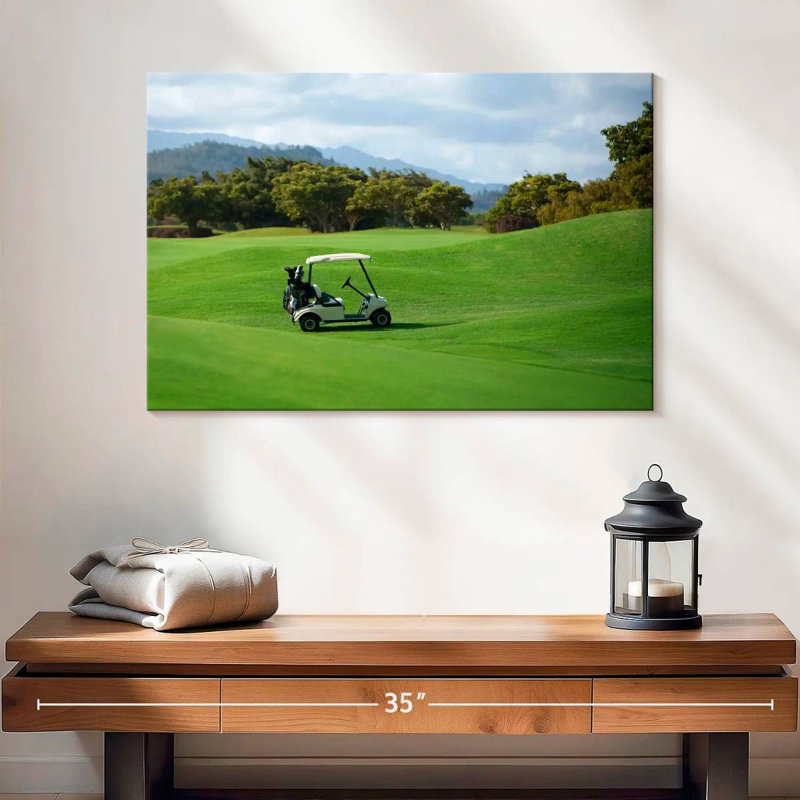 Chariot de golf Sireci, H 16 po x l 24 po