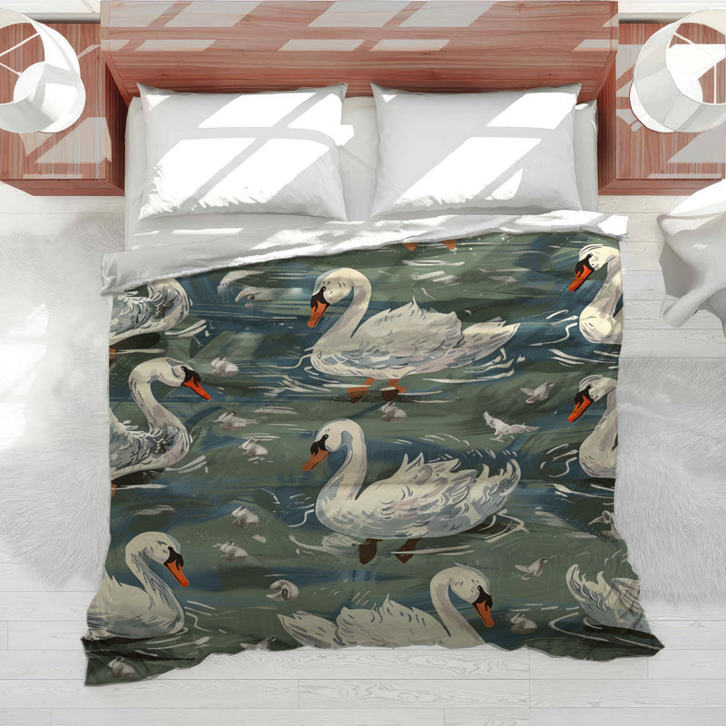 Édredon Swans Bedding, Édredon simple