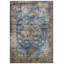 Tapis bleu/jaune oriental Elliot-31943808