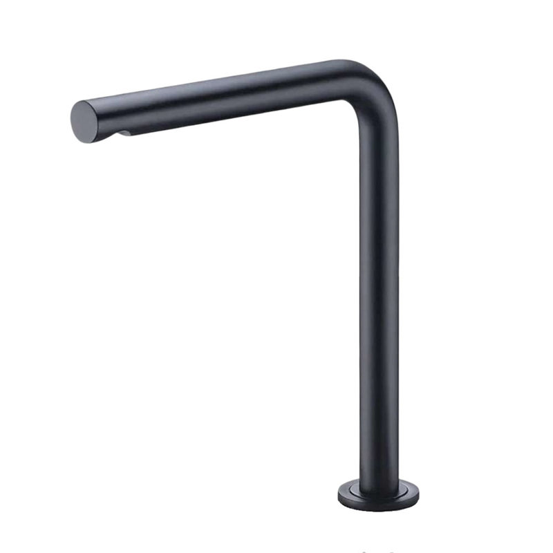 Touchless Matte Black Sensor Faucet for Upscale Commercial Spaces