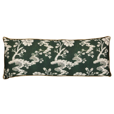 Coussin lombaire en émeraude vert jardin Emerald