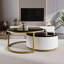 Table basse ronde gigogne avec tiroir-186863935