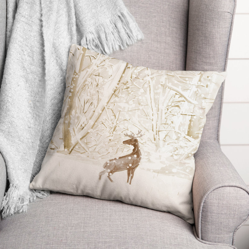Kleiber Reversible Throw Pillow, 20" H x 20" W