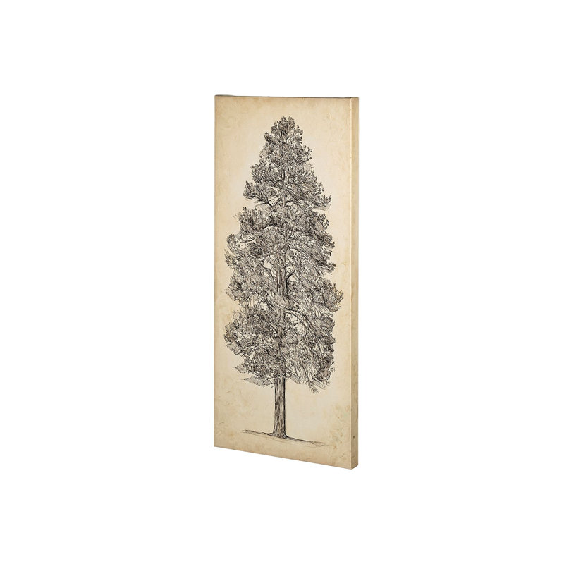 «Pacific North West Tree S Croquis III» par Melissa Wang, H 44 po x l 20 po x P 1,5 po