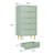 44.3" Tall Fluted 5 Drawer Dresser with Metal Handles, Modern Wood Storage Chest-1115400858