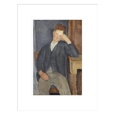 The Young Apprentice by Amedeo Modigliani, Amedeo Modigliani - Framed Giclee Print