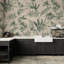 Tropiques verdoyants sur fond beige-904918334