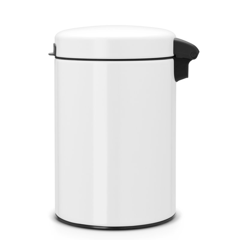 NewIcon 3 Litre Wall Mounted Bin, White
