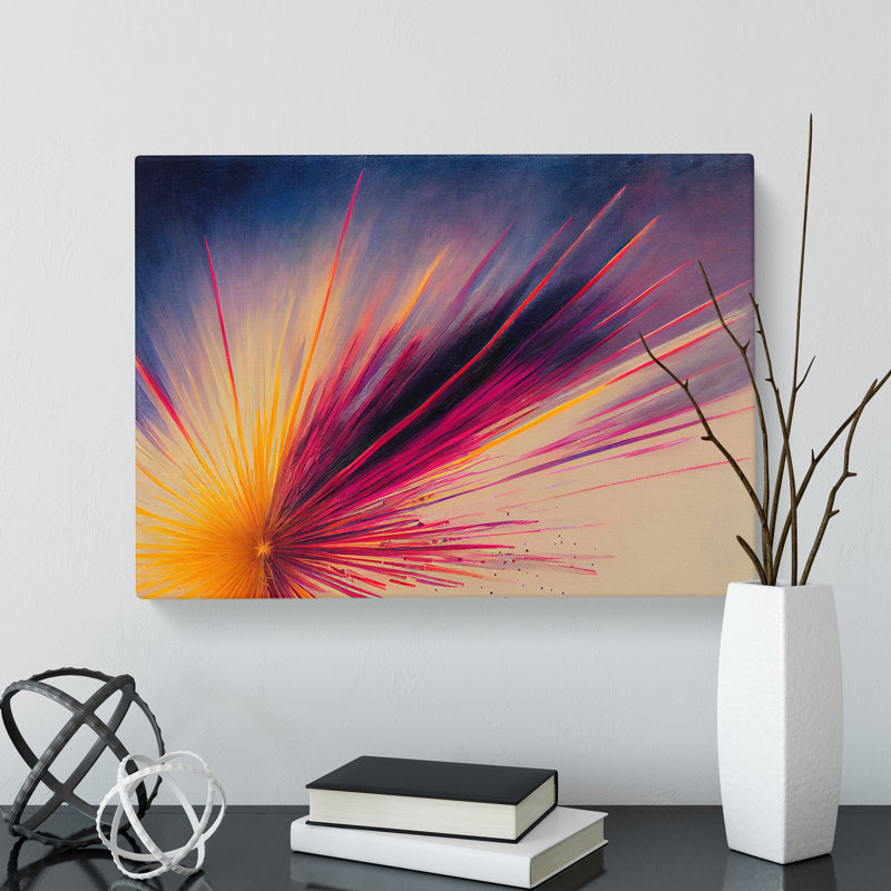 Astonishing Fireworks - Wrapped Canvas, 40cm H x 60cm W x 3cm D