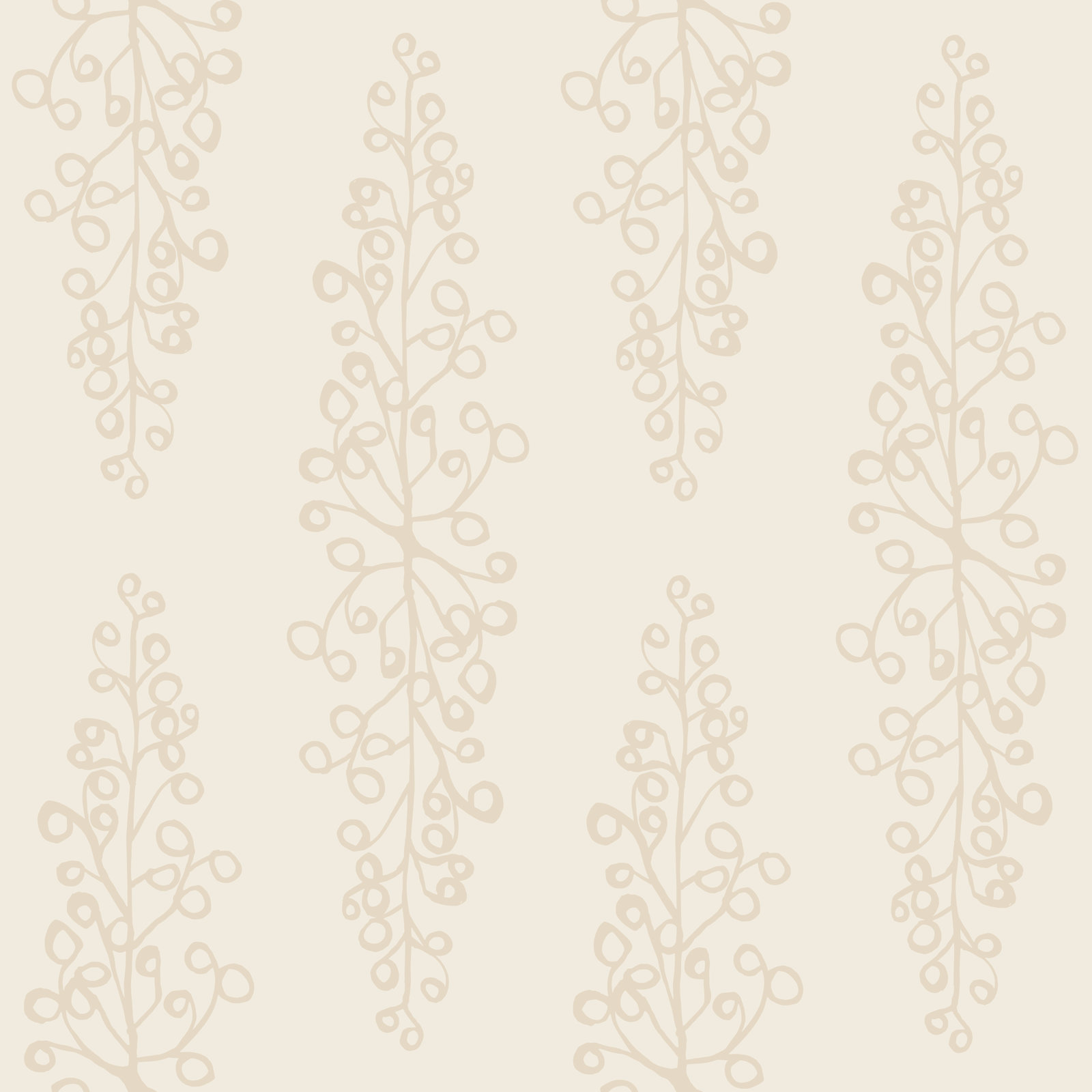Kirk Modern Floral Wallpaper, Neutral