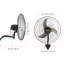 Vevor 27.2" Oscillating Wall Mounted Fan