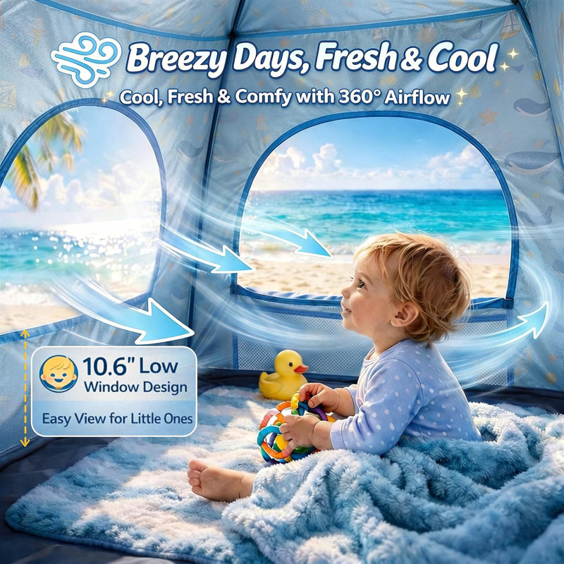 Abri de soleil anti-UV UPF 50+