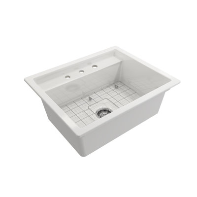 Baveno 27'' L Single Basin Kitchen Sink