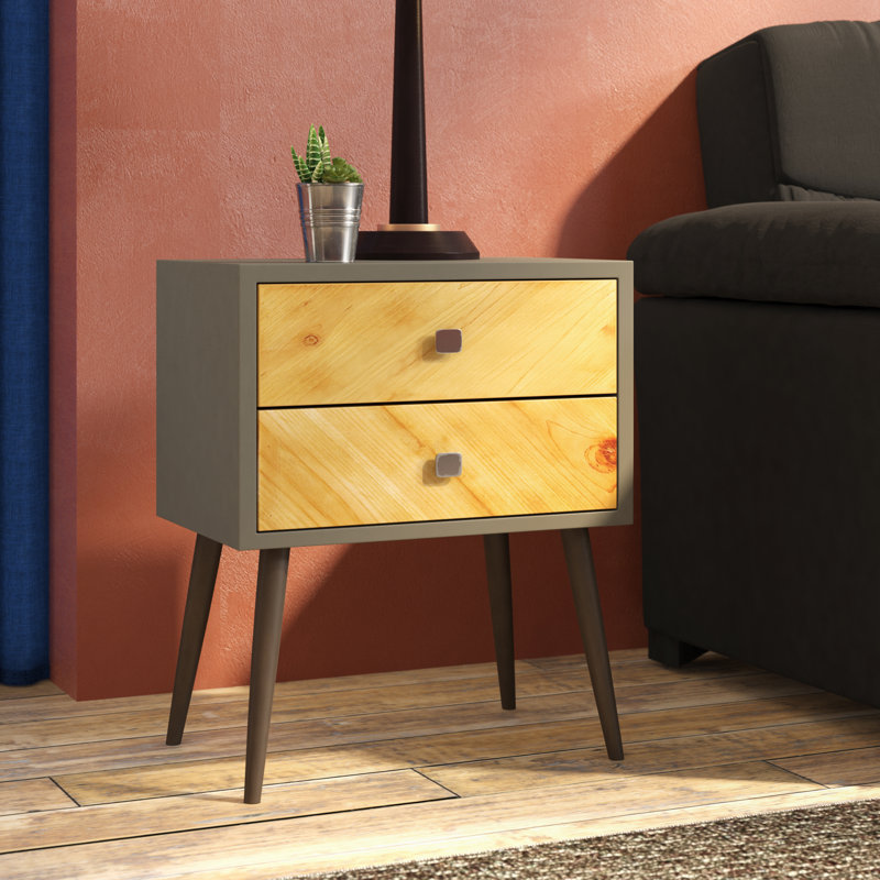 Charly 20'' W Solid Wood Nightstand