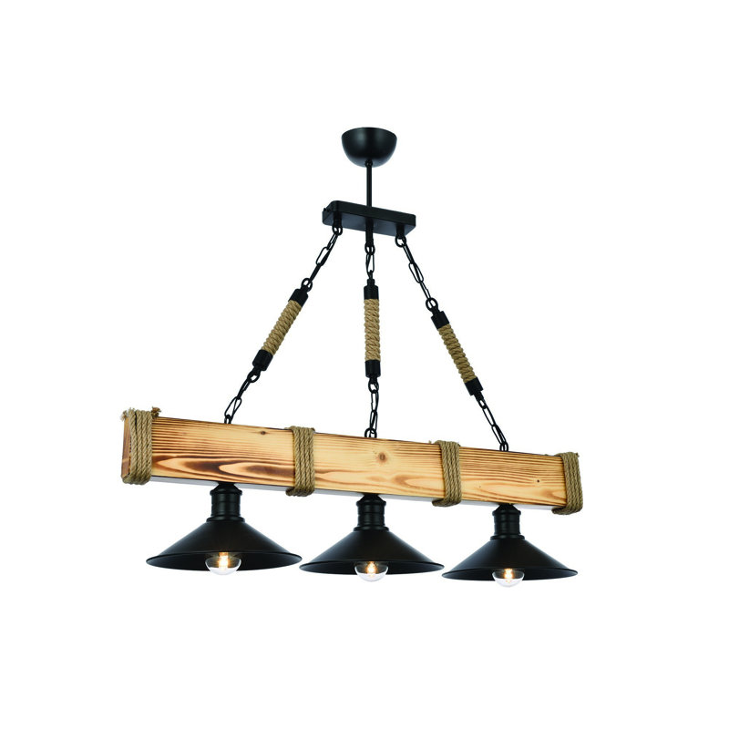 Luminaire suspendu pour îlot de cuisine 3 lumières McMullen