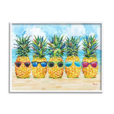 Ba-064 - Ananas et lunettes de soleil encadrés par Paul Brent