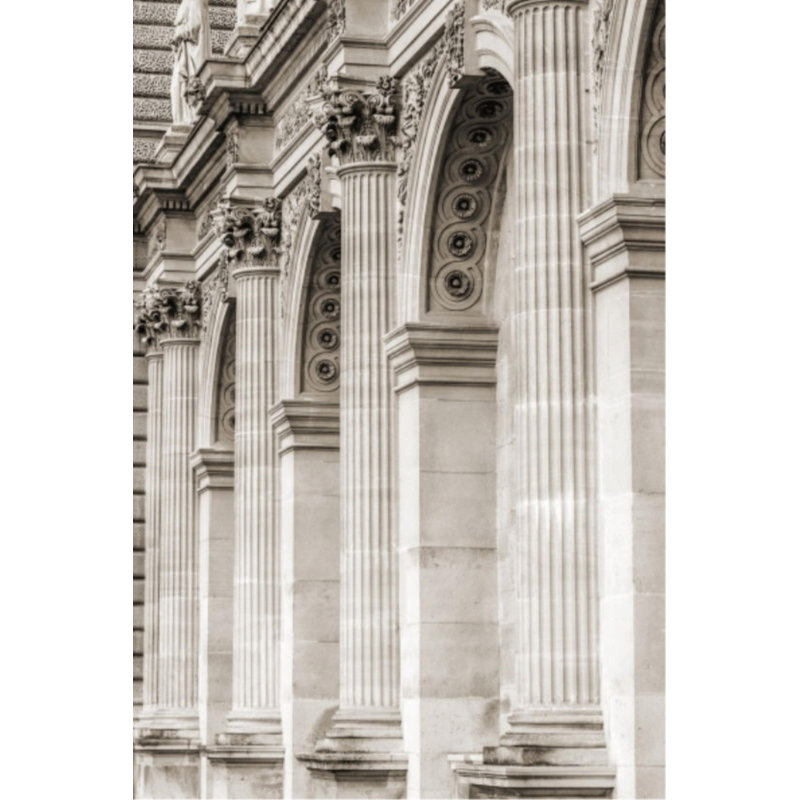 Columns In Paris Print by Sofia Fox, Outdoor, 71" H x 47" W