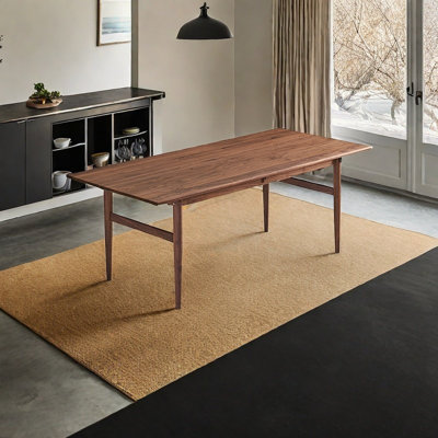Table de salle à manger rectangulaire en bois massif