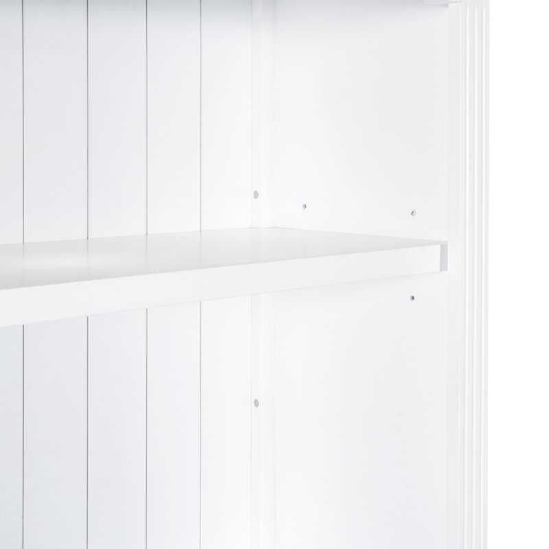 83.4"Tall Two Bookshelf With Two Corner Shelf