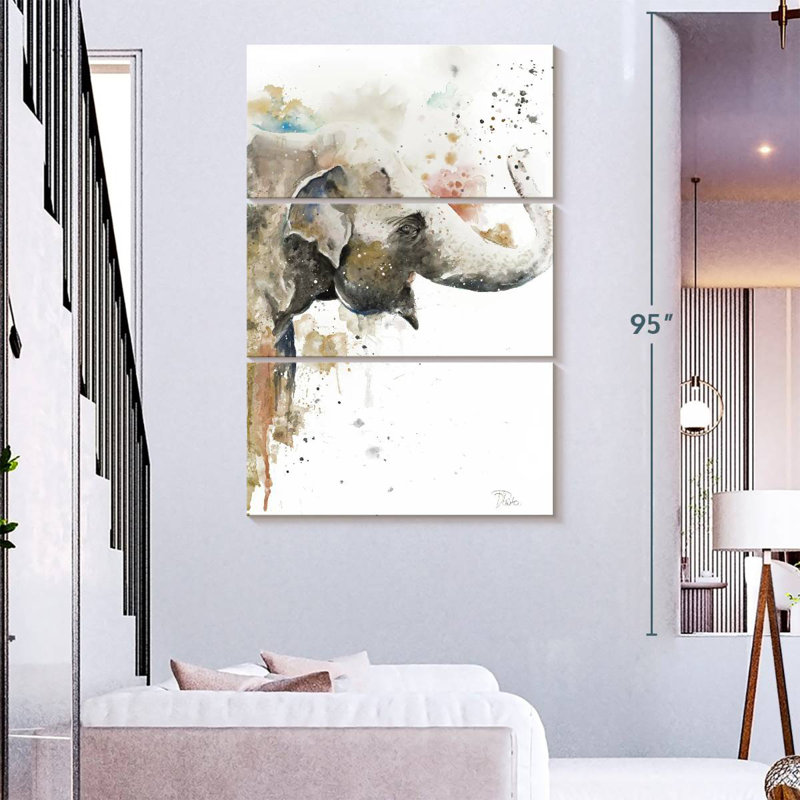 Brampt Water Elephant, 23" H x 14" W