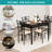4 - Person Four Leg Dining Set-61761934-61761933