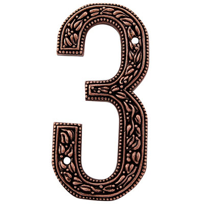 5 po. Numéro de maison San Michele