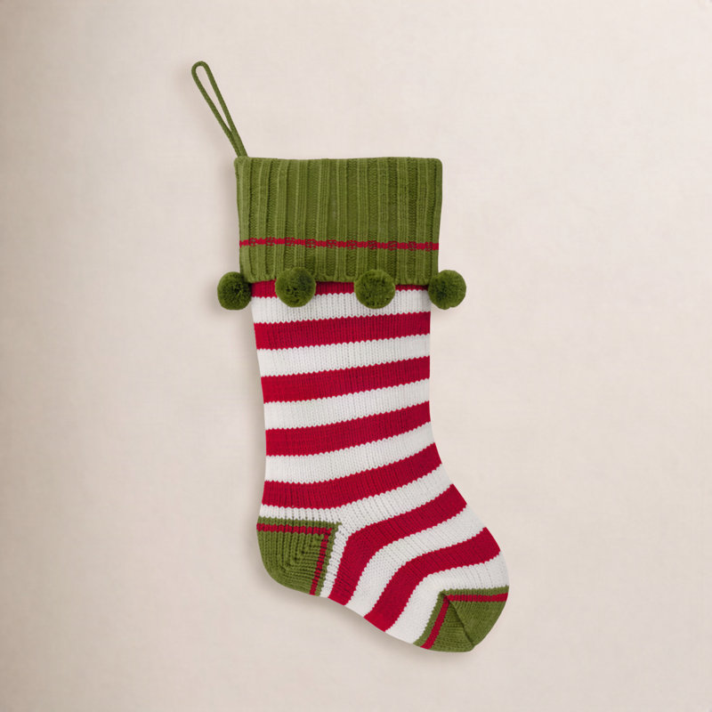 Personalized Knit Stocking, Yes