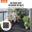 30cm L x 30cm W Plastic Interlocking Deck Tile-1451356698