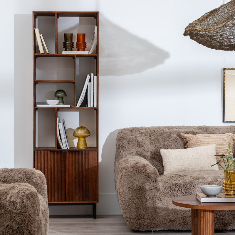 Rishab 190cm H x 66cm W Bookcase