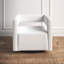 Fauteuil pivotant en velours Booth Performance-2066939161