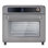Four grille-pain 12 en 1 avec friteuse à air chaud, four à convection de 25 L, four grille-pain de comptoir en acier inoxydable de 1700 W avec gril, 12 tranches de pain grillé, plaque à pizza de 30 cm, gants inclus, usage domestique et professionnel