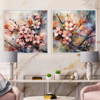 Rose, gris, pommier, Melody