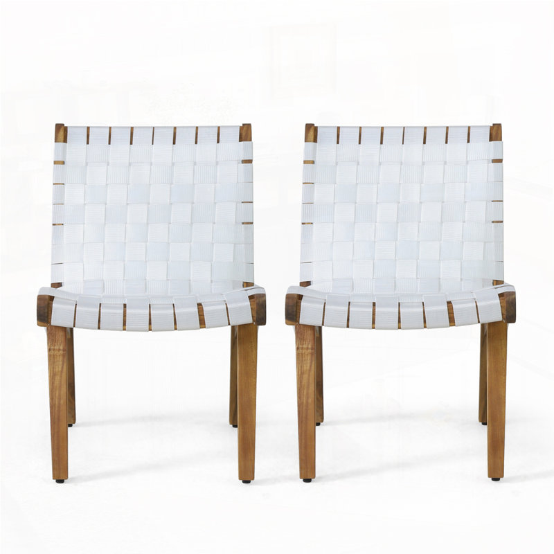 Méridienne d'extérieur Papasan, Blanc