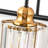 Gjystina 3-Light Dimmable Gold-Black/Chrome Crystal Vanity Light-2001491335-2004108653
