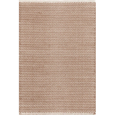 Herringbone Cotton Slate Gray Rug