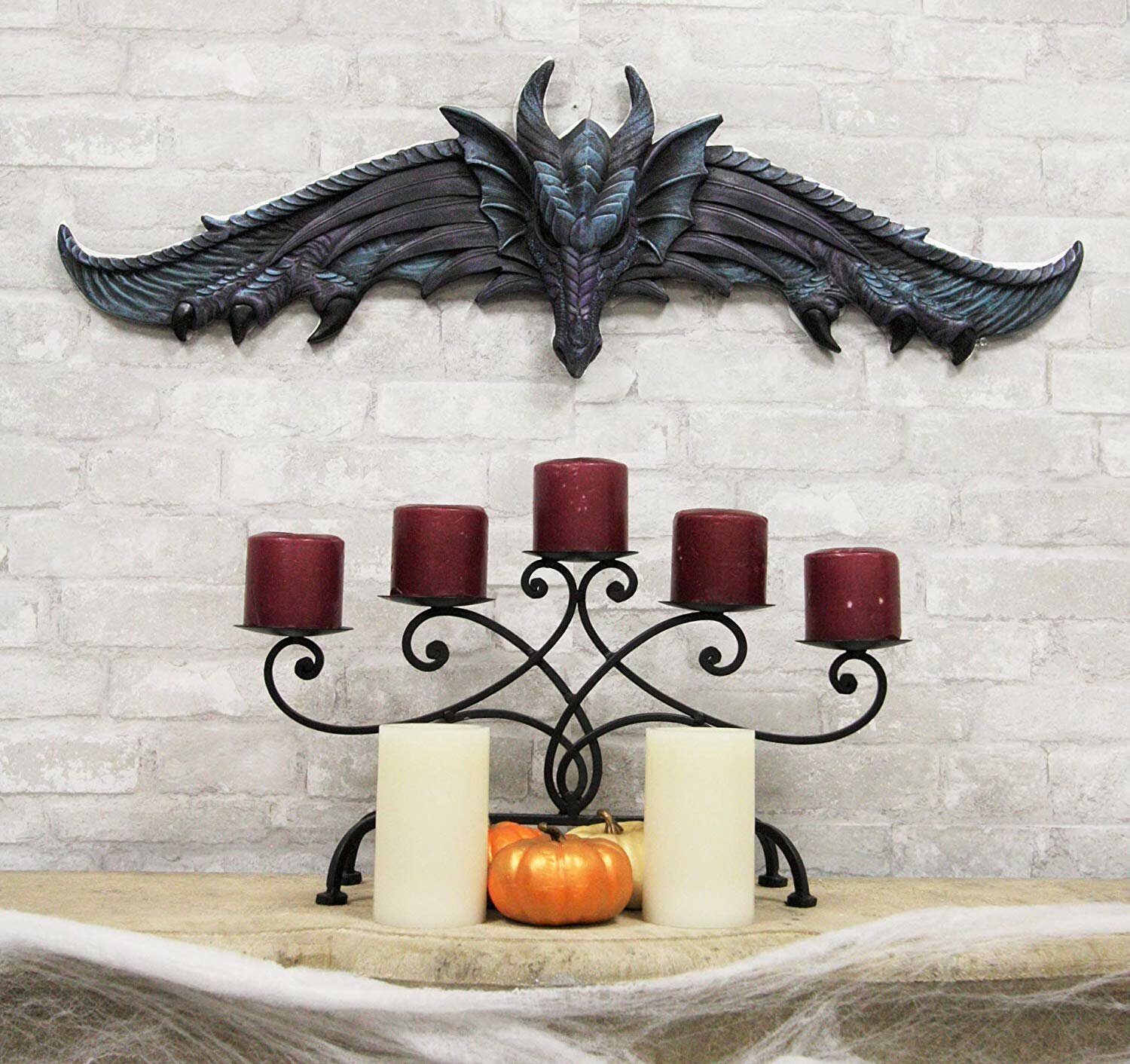 World Menagerie Medieval Midnight Blood Overwatch Dragon Wall