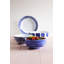 Santorini Dot Large Footed Serving Bowl